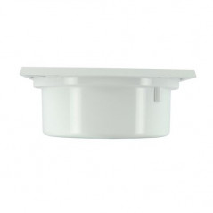 Verticale aansluittuit en stopcontact afvoer M50 F40/63, wit