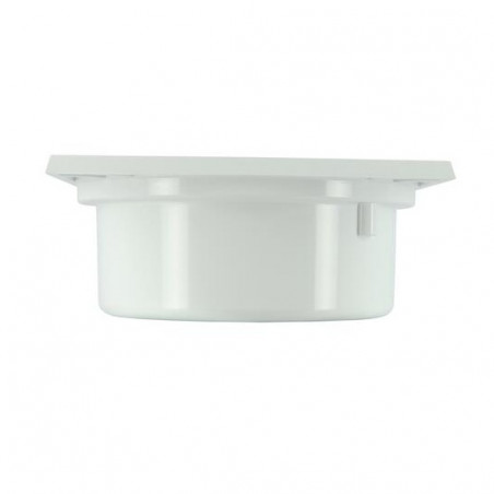 Siphon de cour à emboîture incorporée verticale M50 F40/63, blanc