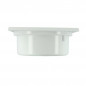 Yard drain with vertical socket: M50-F40/63, white