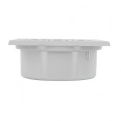 Tuinafvoer met verticale aansluiting M50 F40/63, lichtgrijs