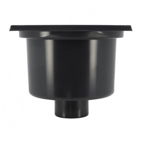Tuinafvoer met waterslot M50, F40 donkergrijs