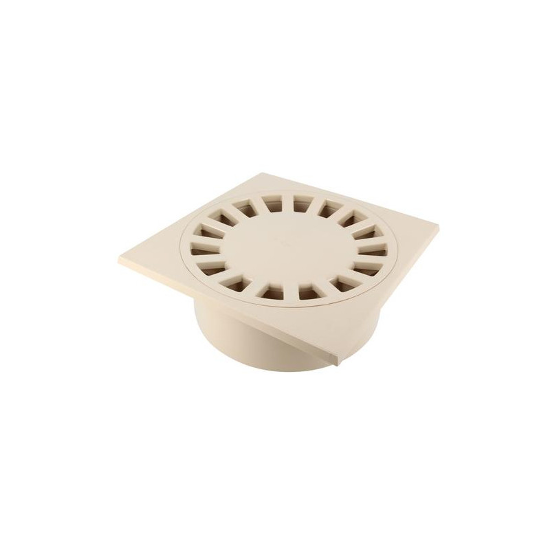 Sifon de cour met verticale mof M90 F80/100, zand