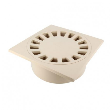 Yard Drain With Vertical Socket: M90-F80/100, Sand, NICOLL, SC891S