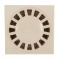 Yard drain with vertical socket: M90-F80/100, sand