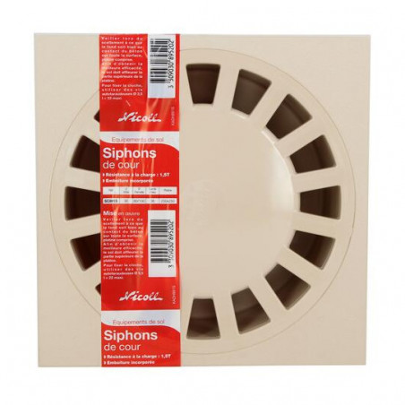 Tuinafvoer Met Verticale Mof M90 F80/100, Zand, NICOLL, SC891S