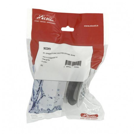 Elbow Shower Tray Drain To Be Glued, NICOLL, SCDFH