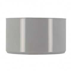 Enchufe reductor incorporado PVC macho 100 mm, hembra 32 mm.