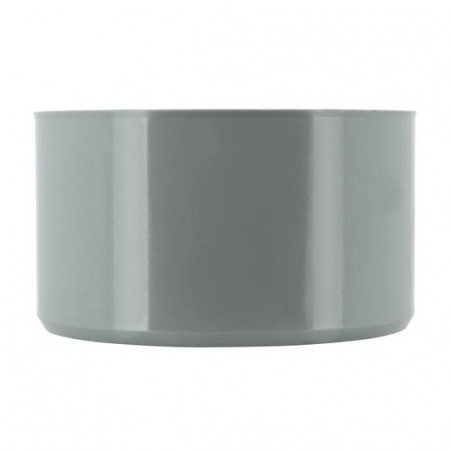 Ingebouwde verloopstekker PVC mannetje 100 mm, vrouwtje 32/32 mm.