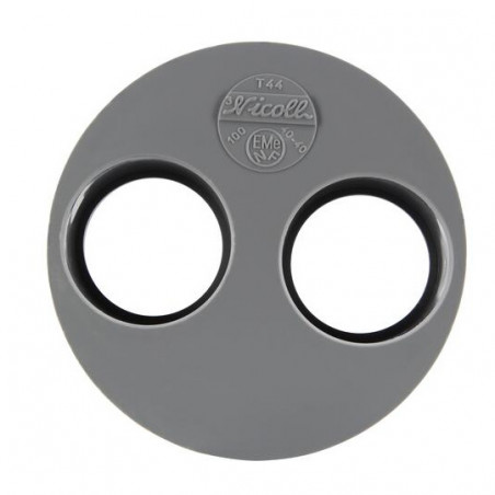 Built-In Reduction Plug Pvc Male 100 Mm, Female 40/40 Mm., NICOLL, T44