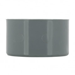 Eingebauter PVC-Reduzierpuffer, männlich 100 mm, weiblich 40/40/32 mm.