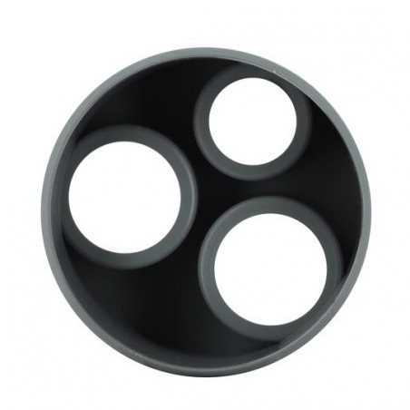 Spina Di Riduzione Incorporata Pvc Maschio 100 Mm, Femmina 40/40/32 Mm., NICOLL, T443