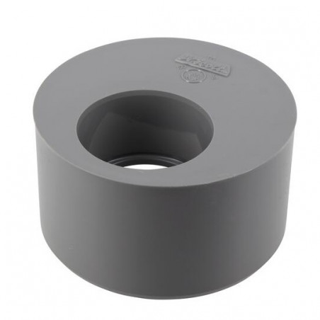 Tapón Reductor De Pvc Incorporado, Macho 100 Mm, Hembra 50 Mm., NICOLL, T5