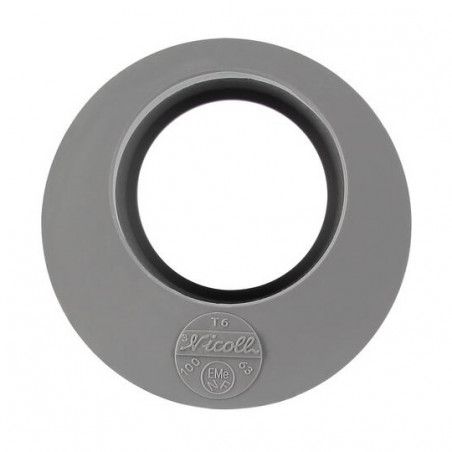 Eingebauter Pvc-Reduzierpuffer, Männlich 100 Mm, Weiblich 63 Mm., NICOLL, T6