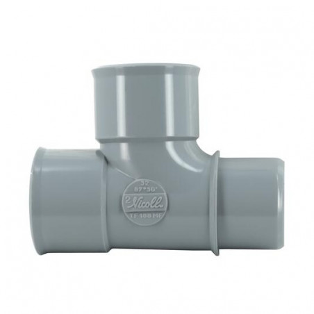 87 Graden Pvc T-Stuk30 Mf 32, NICOLL, TF188MF