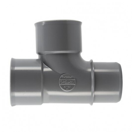 87 Graden Pvc T-Stuk30 Mf 40, NICOLL, TH188MF