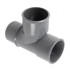 87 graden PVC T-stuk30 MF 40