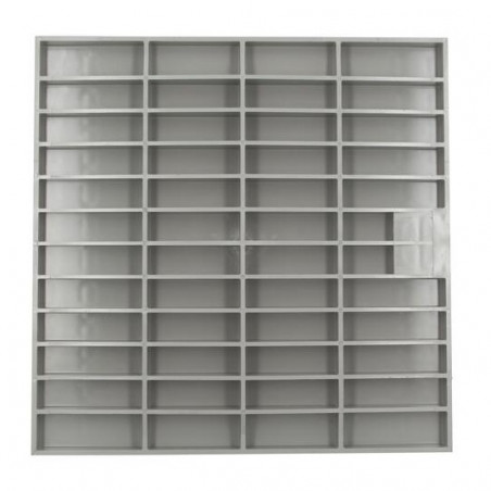 Tapa Para La Boca De Alcantarilla: 40X40, Gris, NICOLL, TRE4P