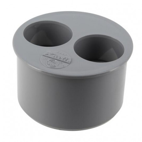 Spina di riduzione incorporata PVC maschio 93,6, femmina 40-40 mm