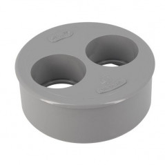 Enchufe Reductor Incorporado 125 Mm Macho, 50/50 Mm Hembra., NICOLL, X55