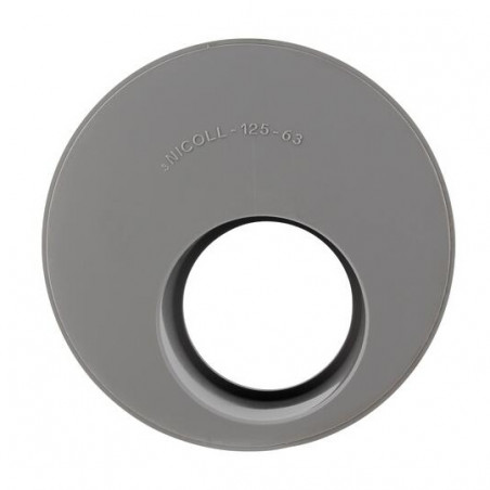 Built-In Reduction Plug Pvc Male 125 Mm, Female 63 Mm., NICOLL, X6