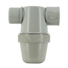 Horizontaler Flaschensiphon PVC Durchmesser 32 mm