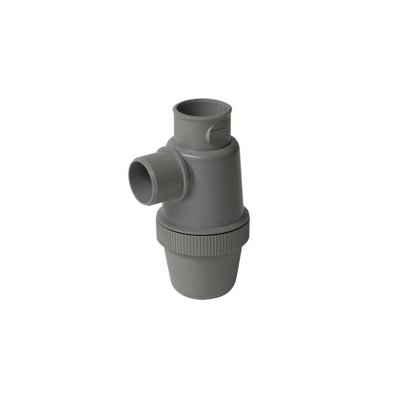 Sifón vertical de botella de PVC de 32 mm de diámetro