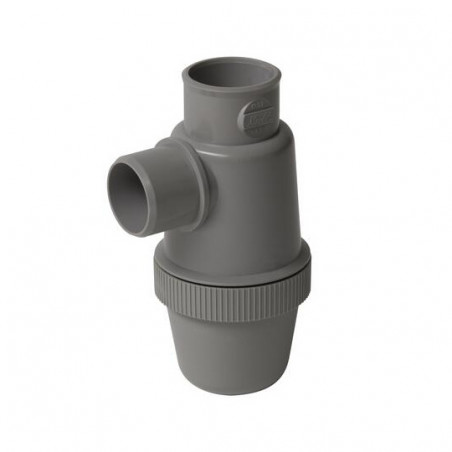 Siphon bouteille vertical PVC diamètre 32 mm NICOLL YFC - Image 1/3