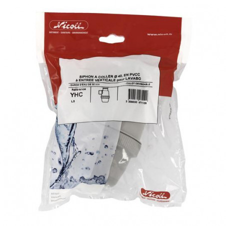 Verticale PVC fleshevel, diameter 40 mm