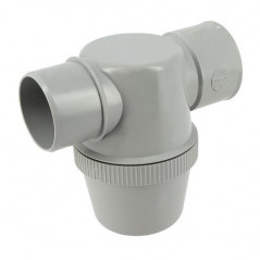 Horizontal Bottle Siphon Pvc Diameter 50 Mm, NICOLL, YJ1C