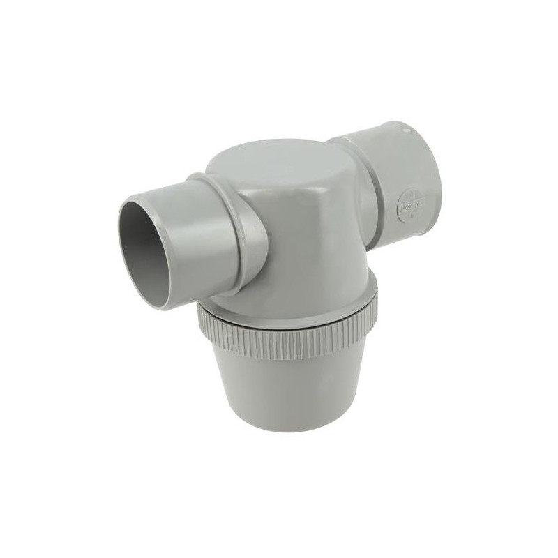 Siphon bouteille horizontal PVC diamètre 50 mm