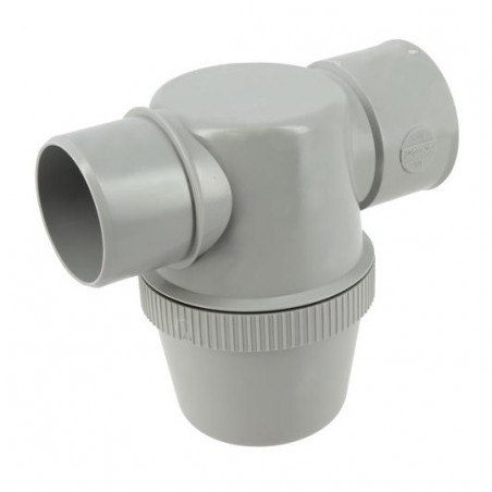 Horizontal Bottle Siphon Pvc Diameter 50 Mm, NICOLL, YJ1C