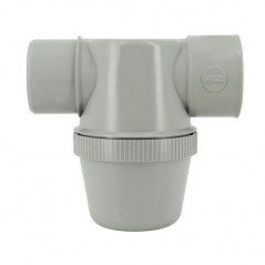 Siphon bouteille horizontal PVC diamètre 50 mm