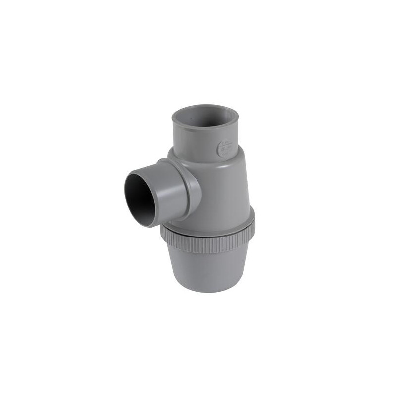 50 mm diameter PVC vertical bottle trap