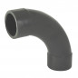 90° PVC drukbocht, dubbel vrouwelijk, diameter 20 mm