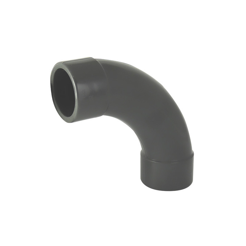 Courbe PVC pression double femelle 90° diamètre 40 mm