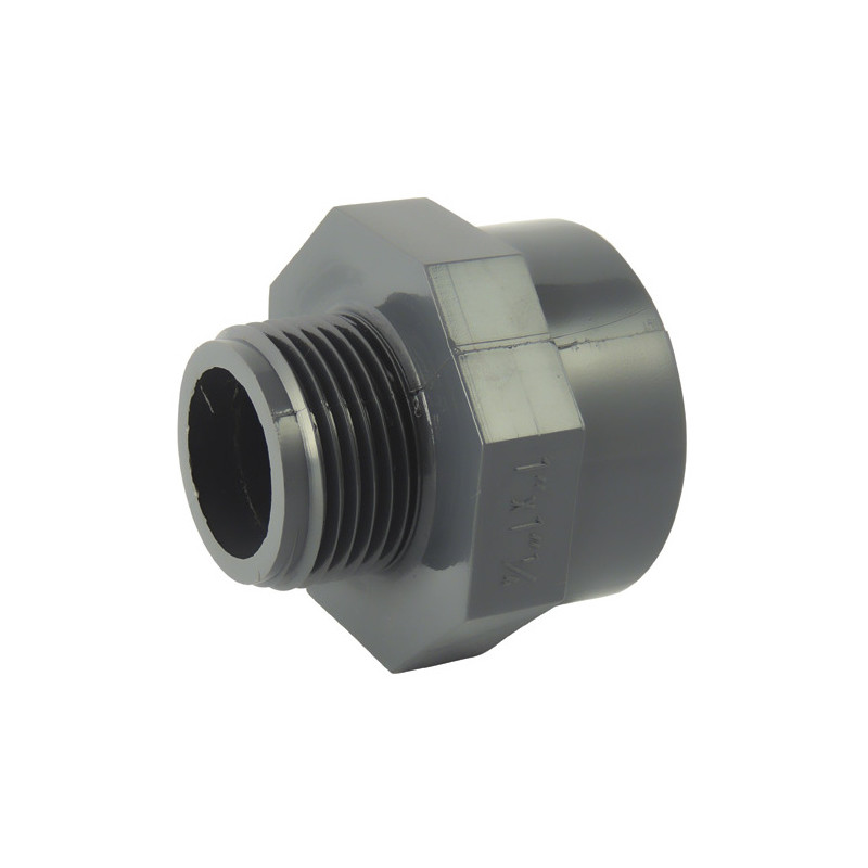 Reduced PVC pressure nipple female 33x42 male 26x34