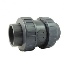 Spring-loaded PVC check valve, female 25 mm 
