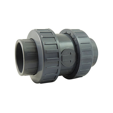 Spring-loaded PVC check valve, female 25 mm 