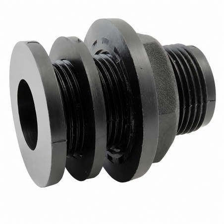 Polypropylene Wall Feedthrough, Male Threaded 20X27., CODITAL, 5005408002000