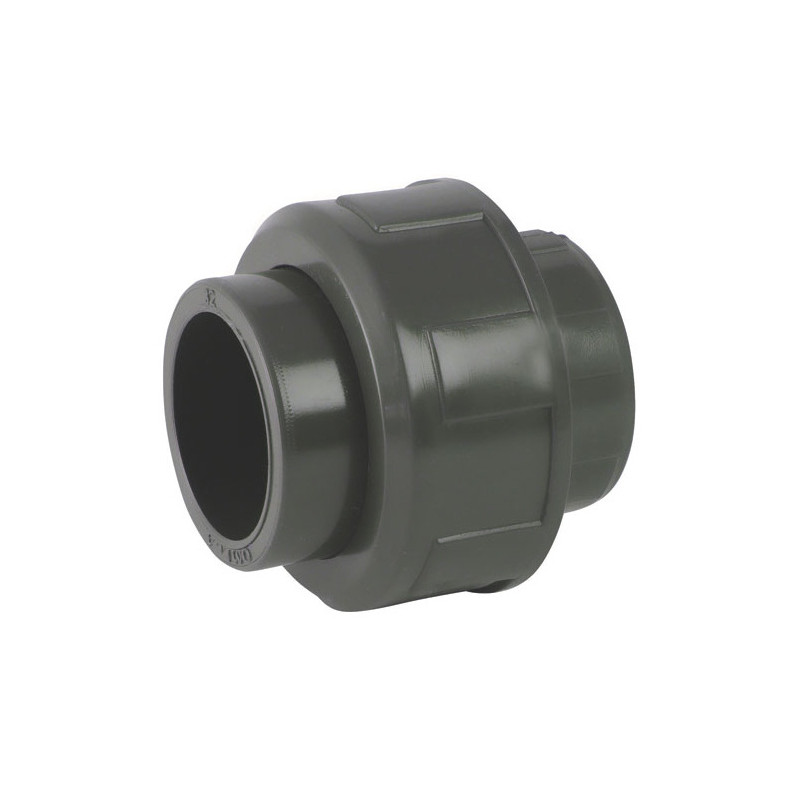 PVC pressure union coupling pool 3 pieces diameter 63 mm