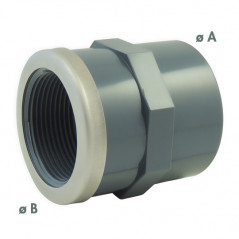 Manchon PVC pression mixte 20 mm, 15x21 renforcé inox
