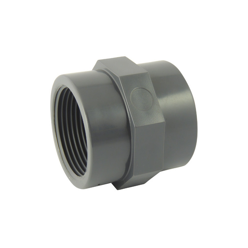 Manicotto PVC pressione doppio femmina 20X27 (3/4")