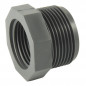 Short PVC pressure reducer, male 50x60 (2") female 40x49 (1"1/2).
