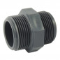 Double male PVC pressure nipple 26X34 (1")