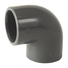 PVC pressure elbow 90° diameter 32 mm, female female