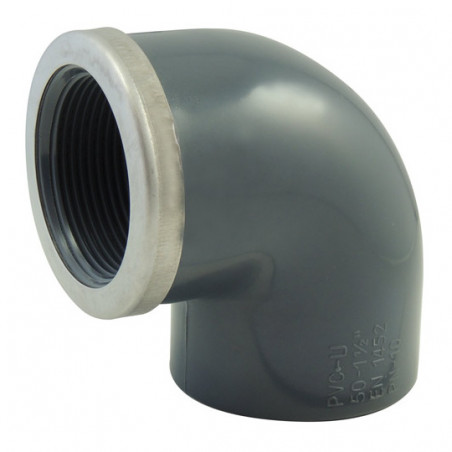 Gomito 90° Pvc Misto Pressione 20X27 Rinforzato, Diametro 25 Mm, CODITAL, 5005894252000