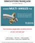 PVC bocht 100 mm multi-hoeken 15°/25°/35° afbreekbaar M/F