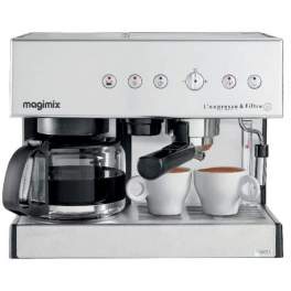 Magimix Expresso Combination and Chrome Auto Filter 1143 FREE SHIPPING! - Labeix - Référence fabricant : 011133