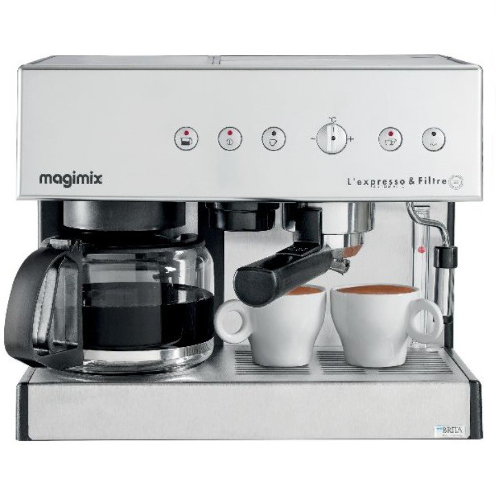 Magimix Expresso Combination and Chrome Auto Filter 1143 FREE SHIPPING!