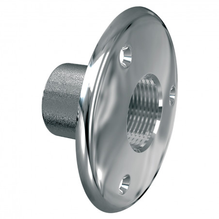 Wall Light, Through-Hole, Female 15X21, Chrome, WATTS, 006504